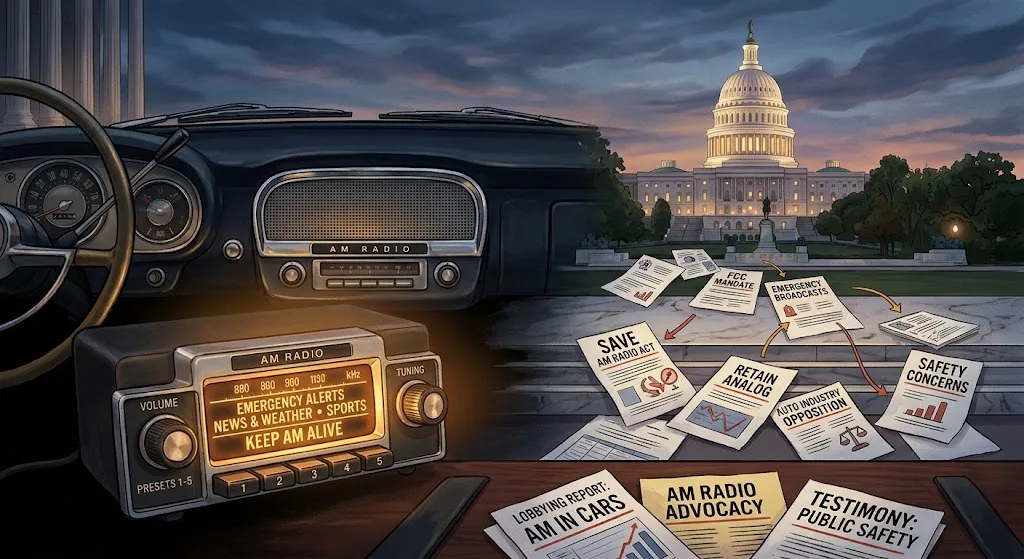 Actualización:EEUU  Los fabricantes intensifican el 'lobby' contra la radio AM mientras el Senado agota el tiempo